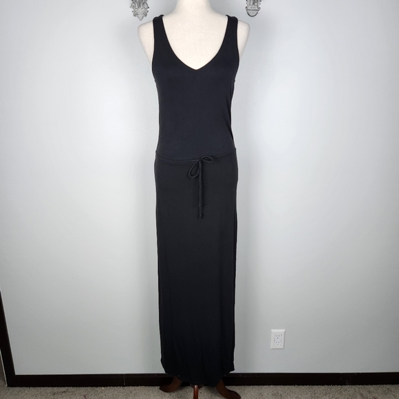 Banana Republic Dresses & Skirts - EUC Banana Republic Black Sleeveless Keyhole Back Maxi Dress Size XXS Petite